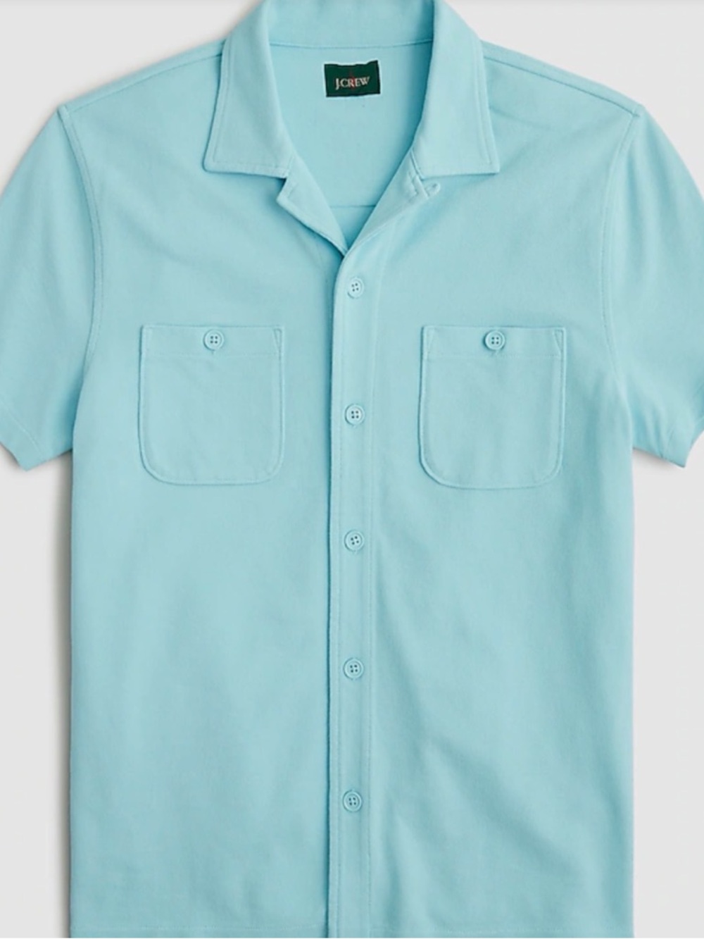 J. Crew Men’s Camp-Collar Pocket Shirt Size Medium 100%Cotton